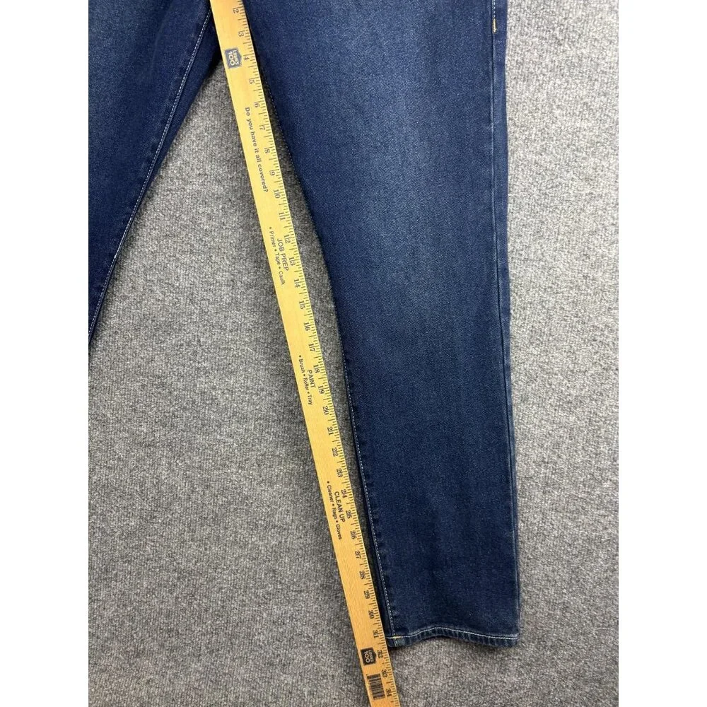 True‎ Religion Rocco Relaxed Skinny Jeans Mens 36x31 Dark Blue Stretch Denim